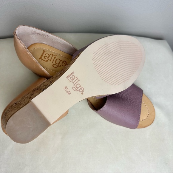 Latigo Savvi Leather Milly Sandal Sz 9 1/2 NWOT - Picture 2 of 4